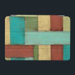 Contempoary Coastal Multicolored Painting iPad Mini Cover<br><div class="desc">Aqua,  green,  red and yellow meet in an explosion of color reminiscent of a pattern on a beach deck. Hanging this contemporary coastal painting on your wall may entice you to take that vacation you've been putting off! Makes a great gift for anyone in need of a beach getaway.</div>