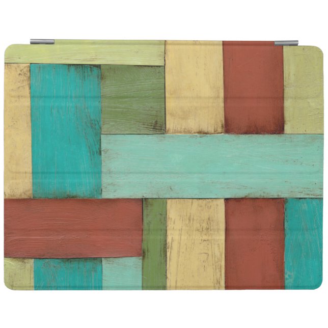 Contempoary Coastal Multicolored Painting iPad Smart Cover (Horizontal)