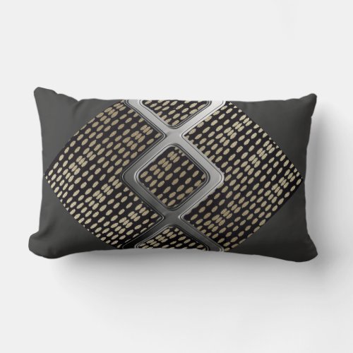 Contemporary Abstract  African Design Lumbar Pillow