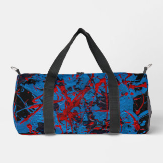 Contemporary Abstract Art : Electric Duffle Bag
