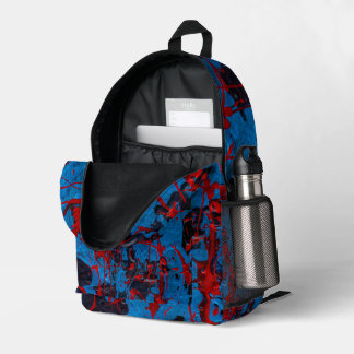 Contemporary Abstract Art : Electric Printed Backpack