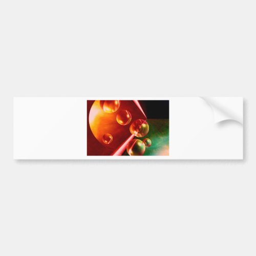 Contemporary Abstract Artwork by Serdar Hizli Bumper Sticker