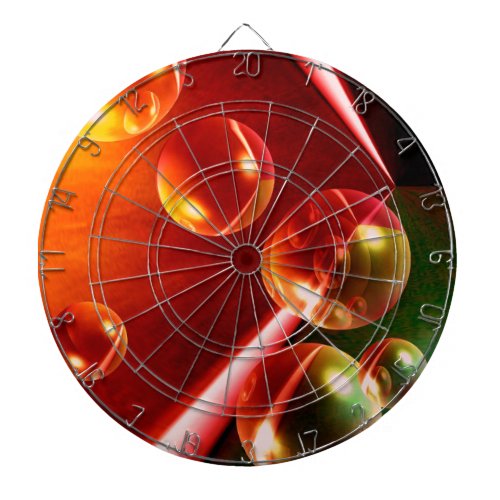 Contemporary Abstract Artwork by Serdar Hizli Dartboard With Darts