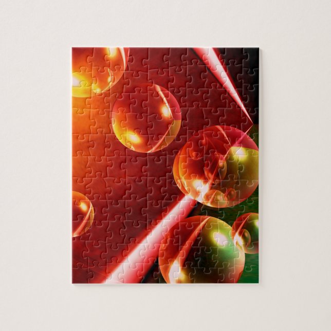 Contemporary Abstract Artwork by Serdar Hizli Jigsaw Puzzle (Vertical)