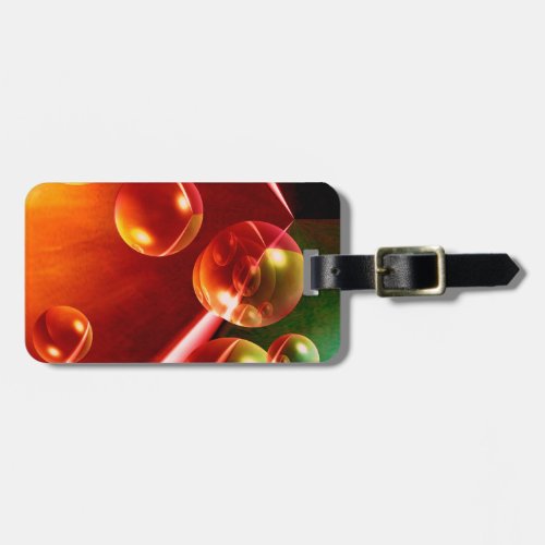 Contemporary Abstract Artwork by Serdar Hizli Luggage Tag