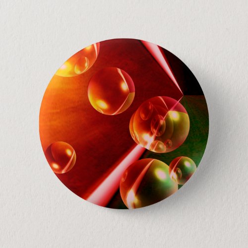 Contemporary Abstract Artwork by Serdar Hizli Pinback Button