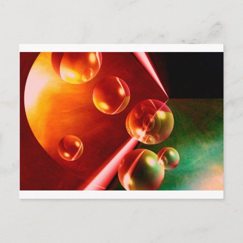 Contemporary Abstract Artwork by Serdar Hizli Postcard