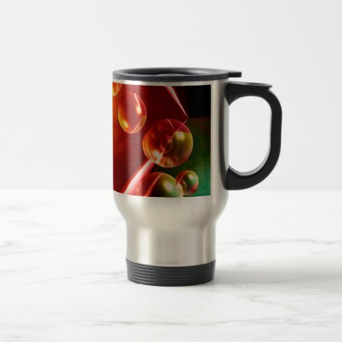 Contemporary Abstract Artwork by Serdar Hizli Travel Mug