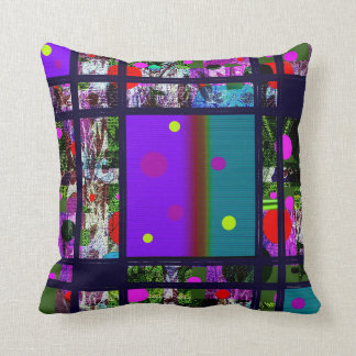 Contemporary Abstract Design Throw Pillow