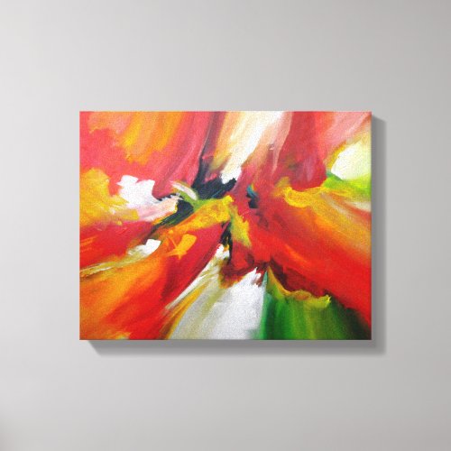 Contemporary Abstract Expressionist Painting Canvas Print