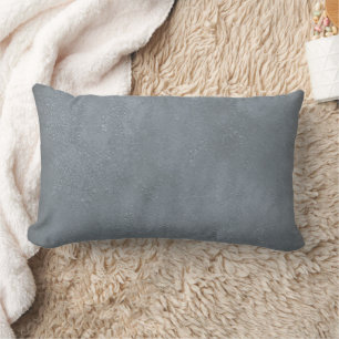 Contemporary Abstract Gray Decor Lumbar Pillow