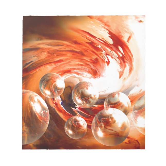 Contemporary Abstract Notepad (Front)