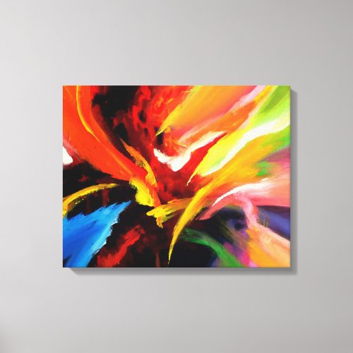 Contemporary Abstract Painting Canvas Print