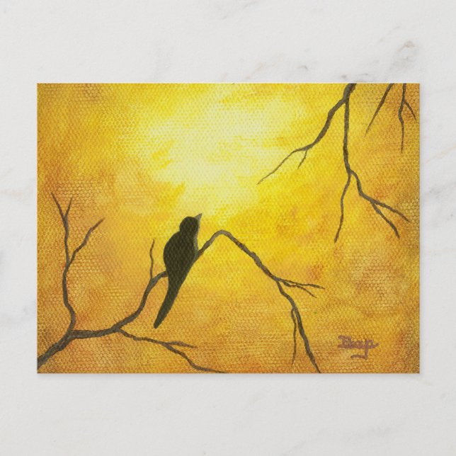 Contemporary Abstract Painting Design Postcard (Front)