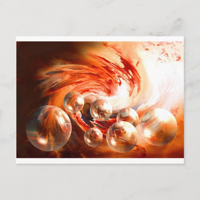 Contemporary Abstract Postcard (Front)