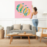 Contemporary Abstract Shapes – pink yellow green Poster<br><div class="desc">This Contemporary Abstract Shapes design features a fresh and modern pink,  yellow,  and green palette. The fluid and organic shapes create a playful and contemporary look that is sure to add a touch of fun to any space.</div>