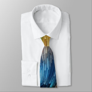 Contemporary Abstract Swirl Spectrum Neck Tie