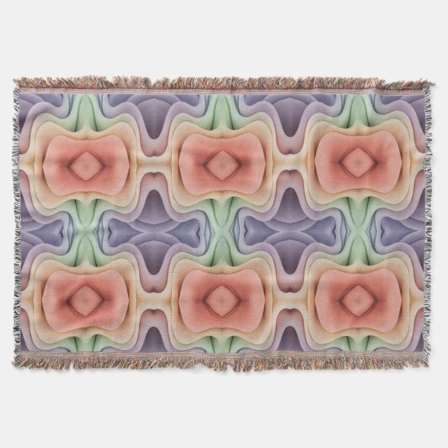  Contemporary abstract  Throw Blanket (Front)