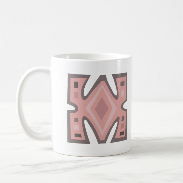 Contemporary African Modern Abstract art Coffee Mug (Left)