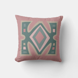 Contemporary African Modern Abstract art Throw Pillow