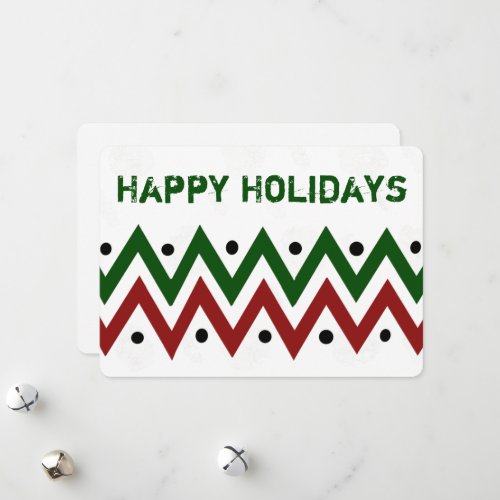 Contemporary African Print Holiday Card