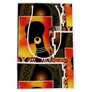 Contemporary Afrocentric  Medium Gift Bag