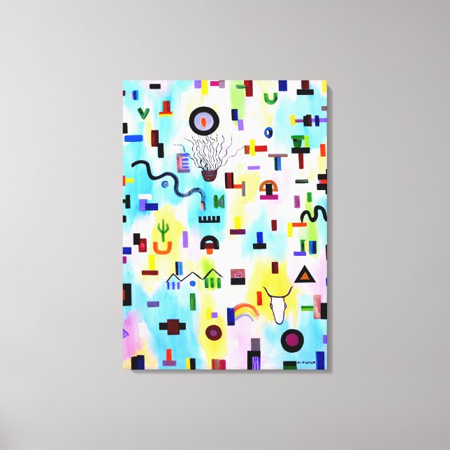Contemporary Art Canvas Print (Front)