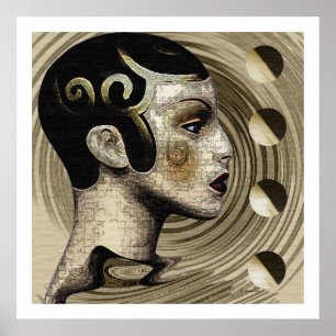Contemporary: Art Deco/Art Nouveau Style Poster