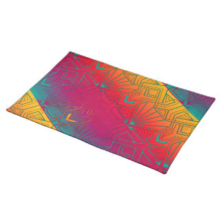 Contemporary Art Deco Cloth Placemat