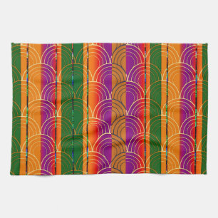Contemporary Art Deco Design Kitchen Towel