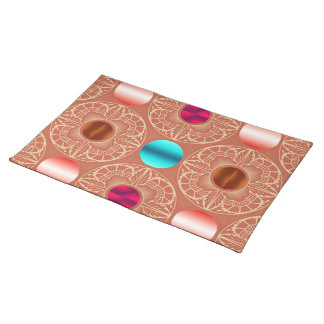 Contemporary Art Deco–Inspired Cloth Placemat