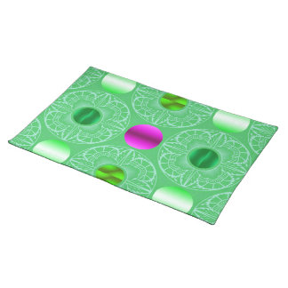 Contemporary Art Deco–Inspired Cloth Placemat