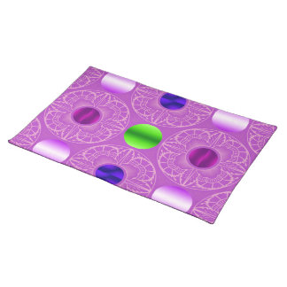 Contemporary Art Deco–Inspired Cloth Placemat