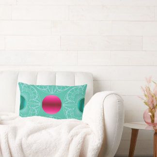 Contemporary Art Deco–Inspired Lumbar Pillow