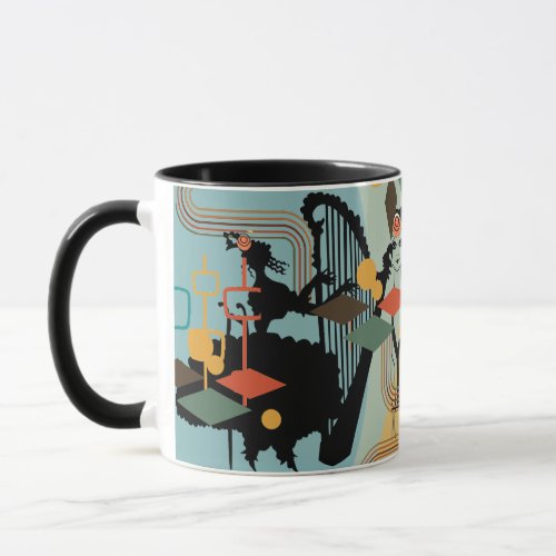 Contemporary Art Deco Vintage Design Mug