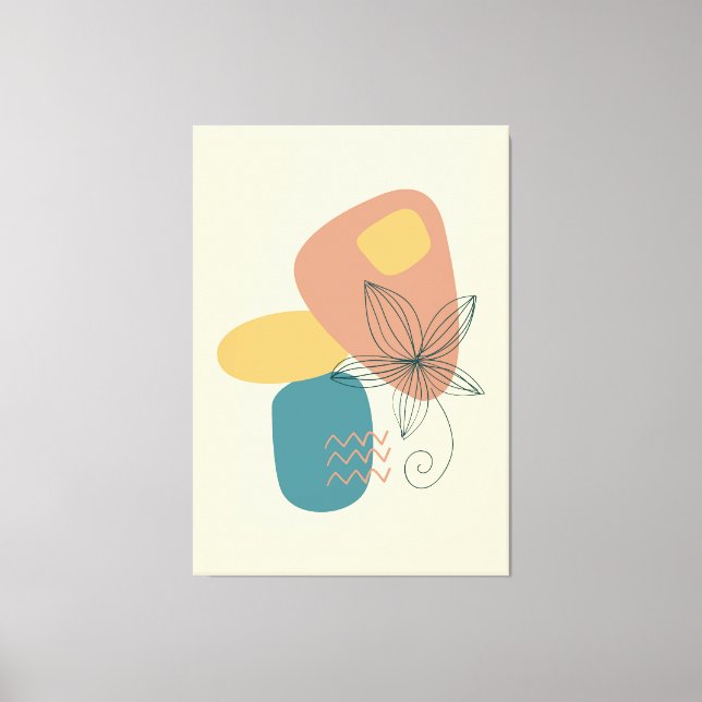 Contemporary art posters canvas print (Front)
