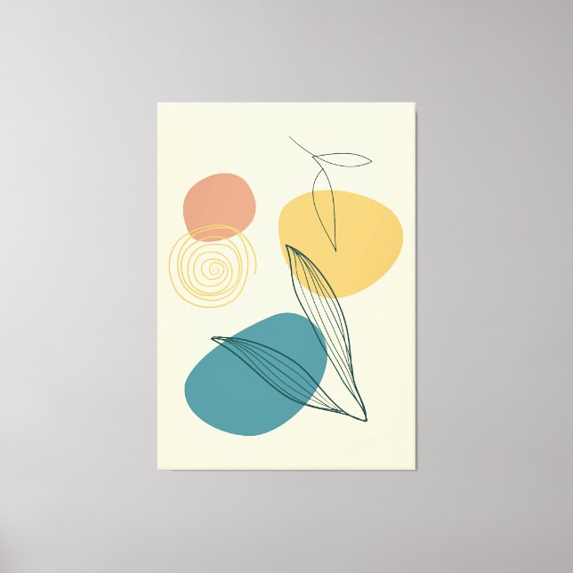 Contemporary art posters canvas print (Front)