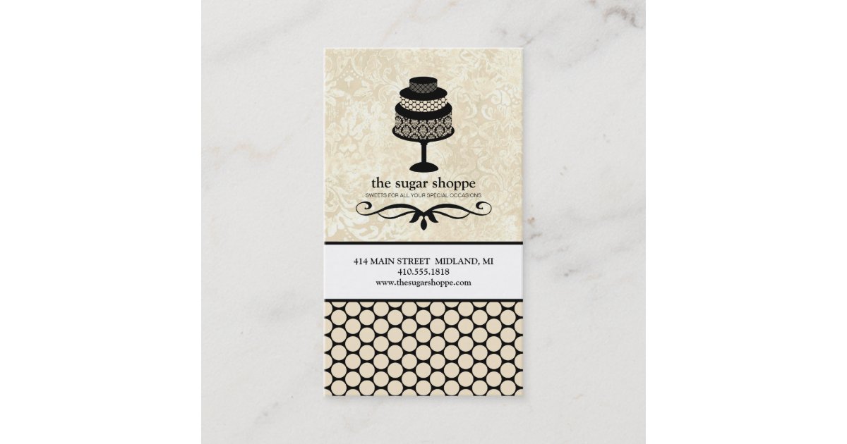 Contemporary Bakery Business Cards