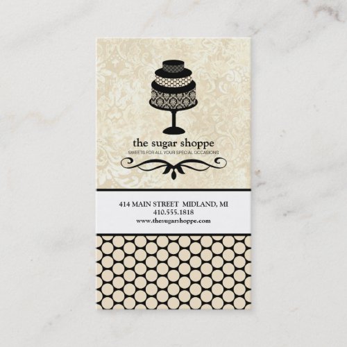 Contemporary Bakery Business Cards