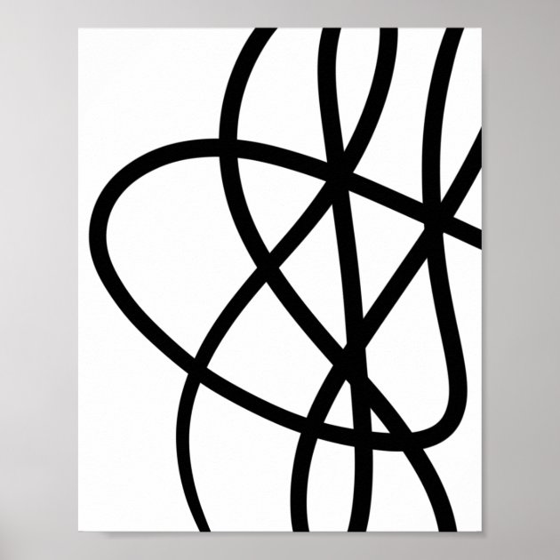 Contemporary Black And White Abstract Line Art Poster Zazzle   Contemporary Black And White Abstract Line Art Poster R56cc3167f1b04c9eac01ea64a1e0f31c Wva 8byvr 630 