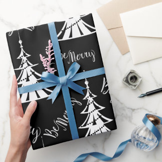 Contemporary Black and White Christmas