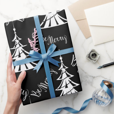 Contemporary Black and White Christmas