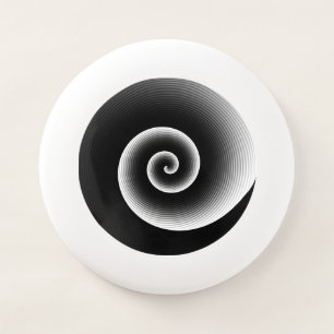 Contemporary Black and White Stylish Pattern Wham-O Frisbee