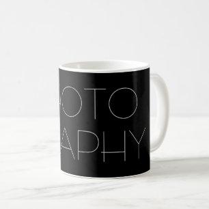 Contemporary Black & White Photography Modern Coffee Mug