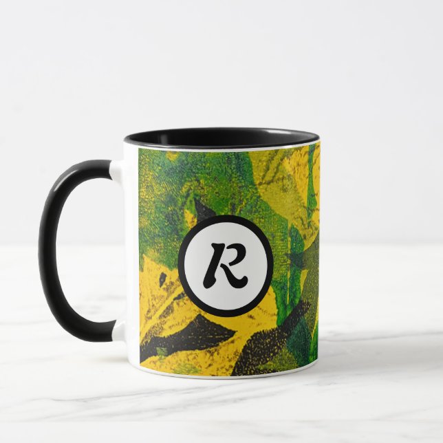Contemporary Botanical Mug  (Left)