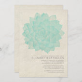 Contemporary Bridal Shower Invitations (Front/Back)