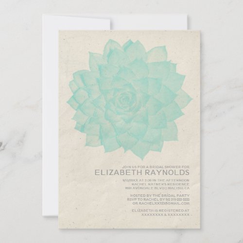 Contemporary Bridal Shower Invitations