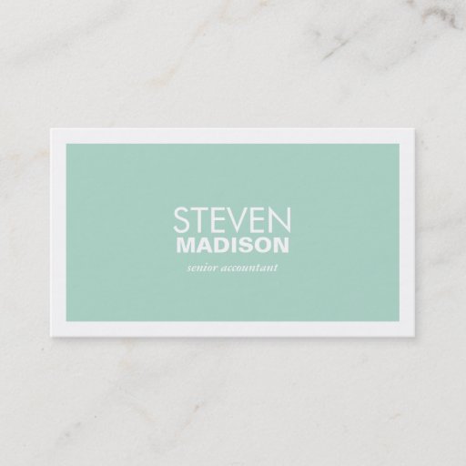 Customizable Contemporary Business Card