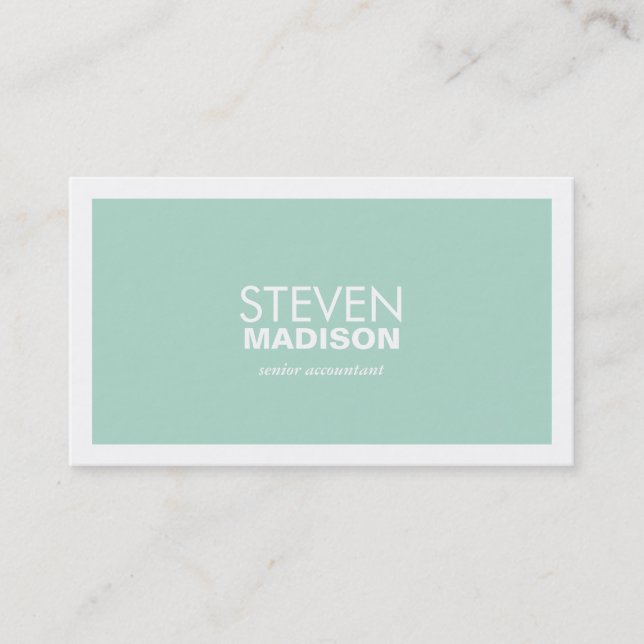 Contemporary Business Card (Front)