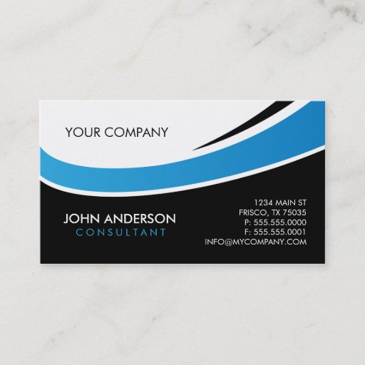 Customizable Contemporary Business Card